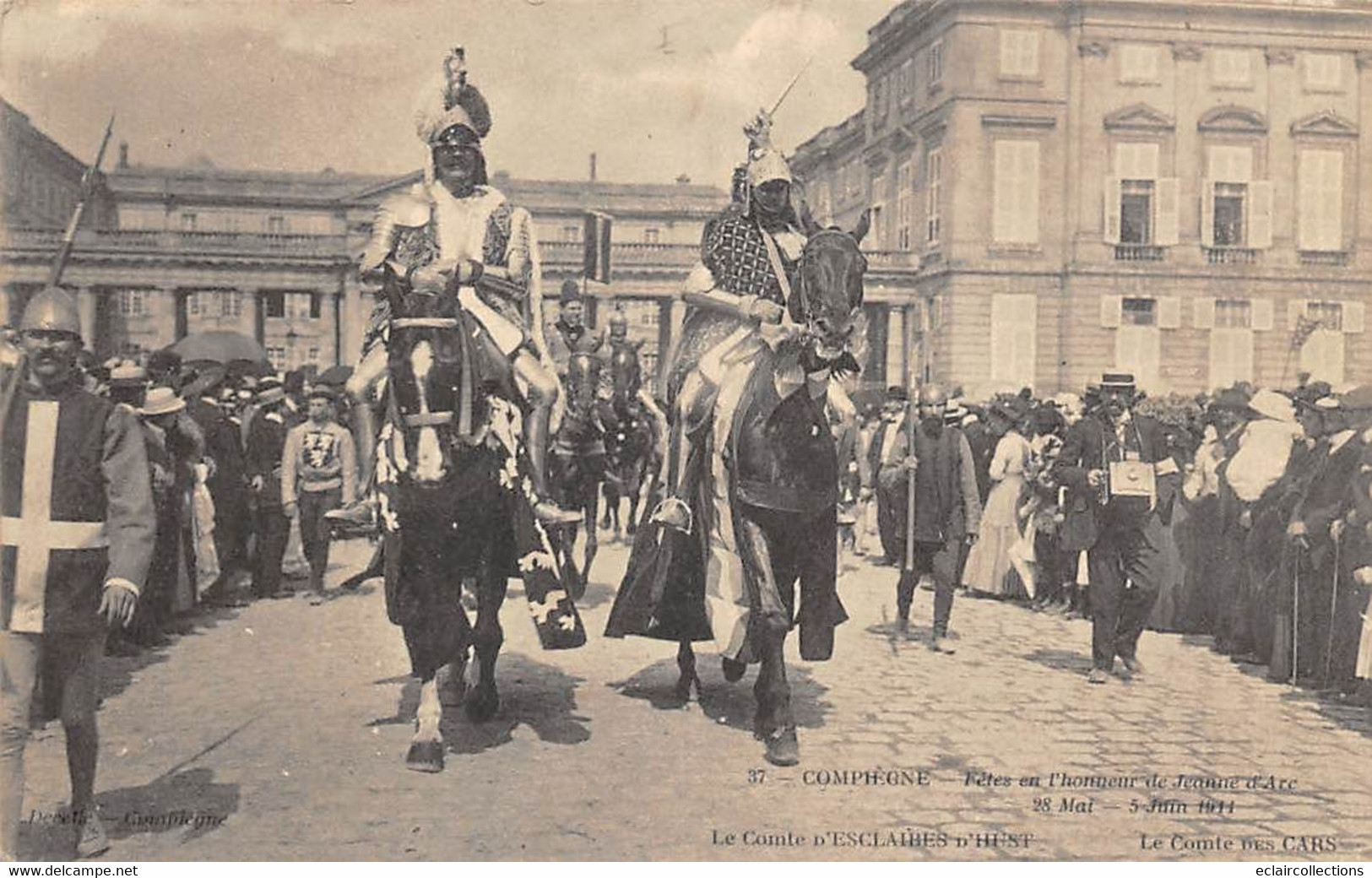 Compiègne         60       Fêtes de Jeanne d'Arc    Ensemble/lot de 25 Cartes     (voir scan)