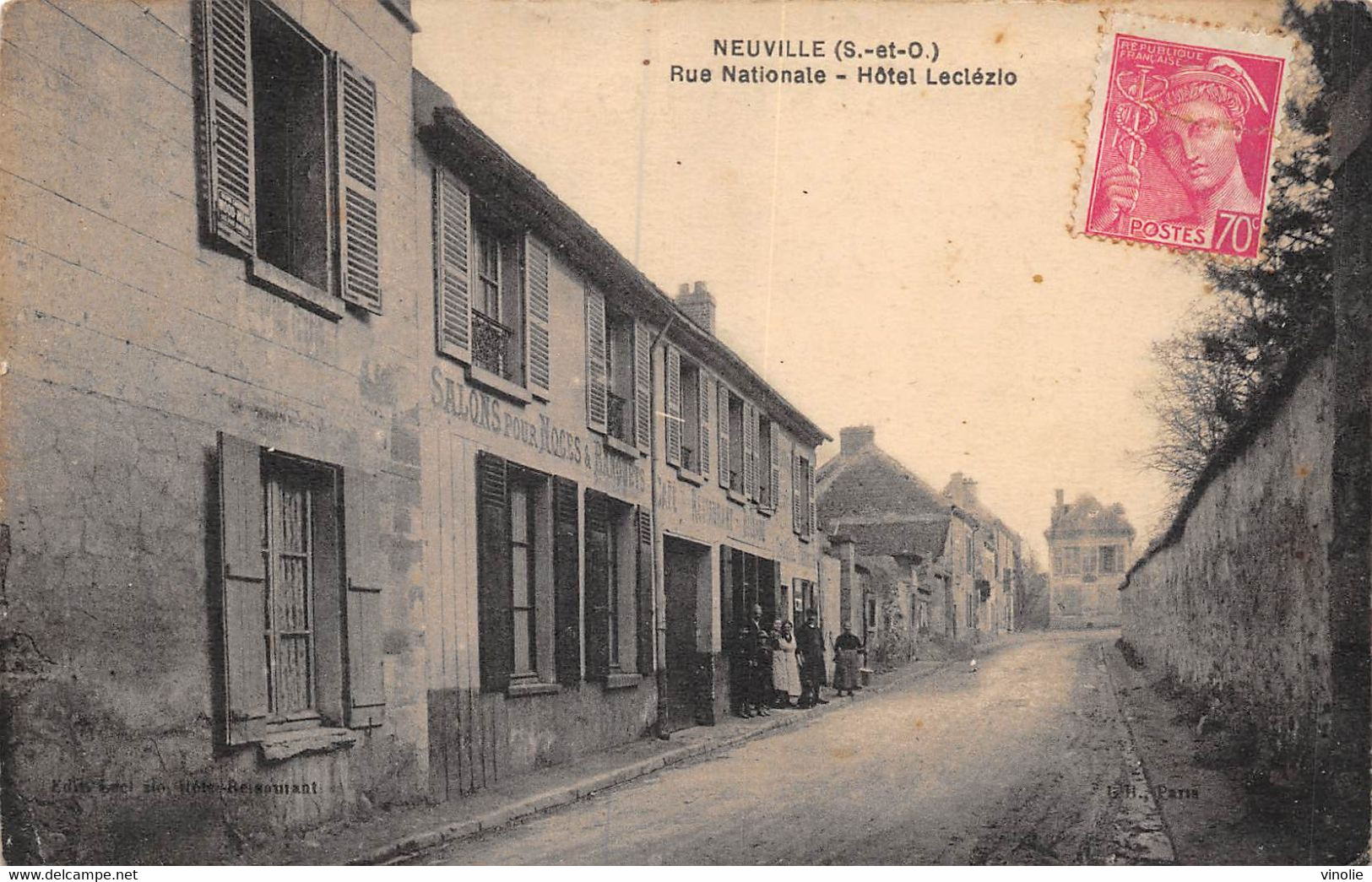 A-20-7115 : NEUVILLE. RUE NATIONALE. HOTEL LECLEZIO - Neuville-sur-Oise