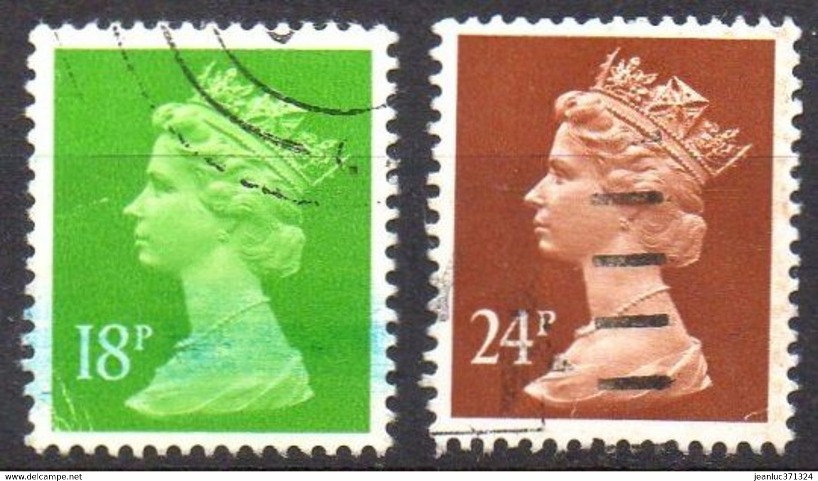 GRANDE BRETAGNE N° 1562 Et 1563 O Y&T 1991 Elizabeth II - Non Classificati