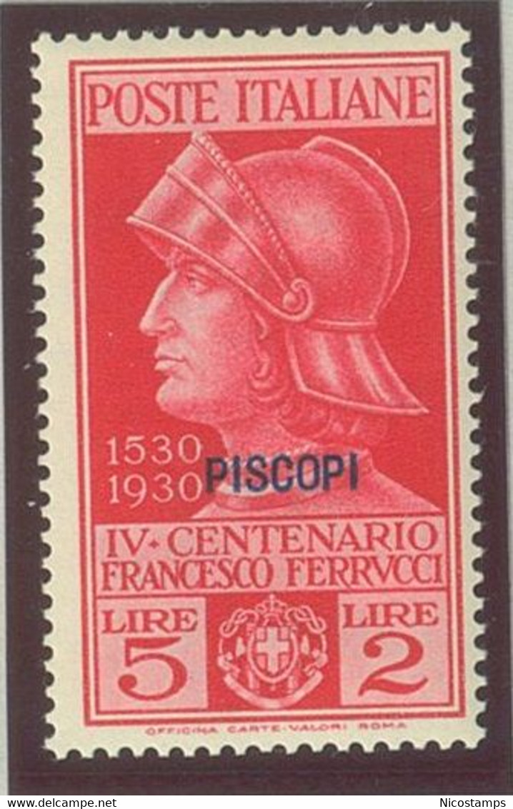 ITALIA COLONIE EGEO PISCOPI SASS. 12 - 16 NUOVI - Ägäis (Piscopi)