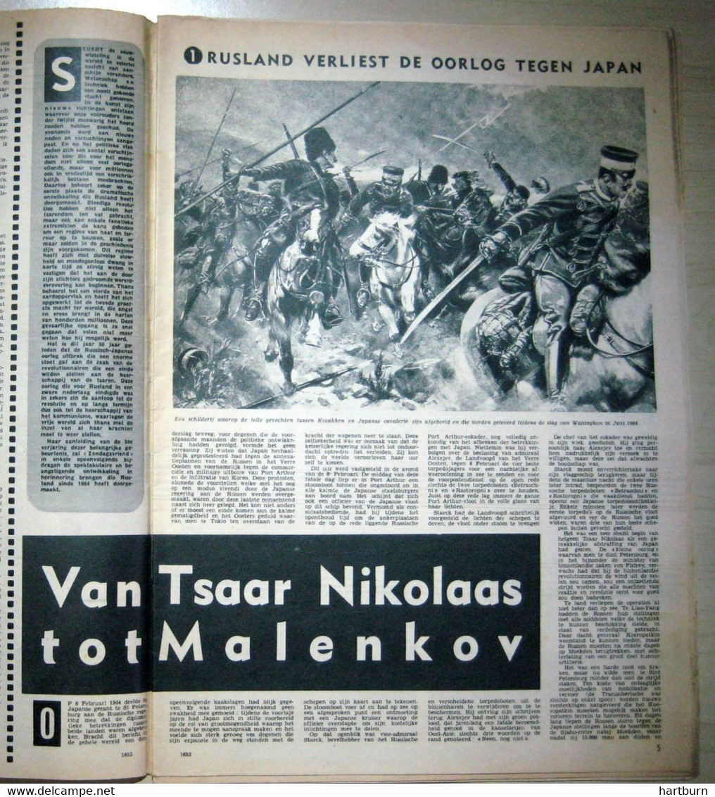 Van Tsaar Nikolaas Tot Malenkov (02.12.1954)  De Oorlog Tussen Rusland En Japan - Sonstige & Ohne Zuordnung