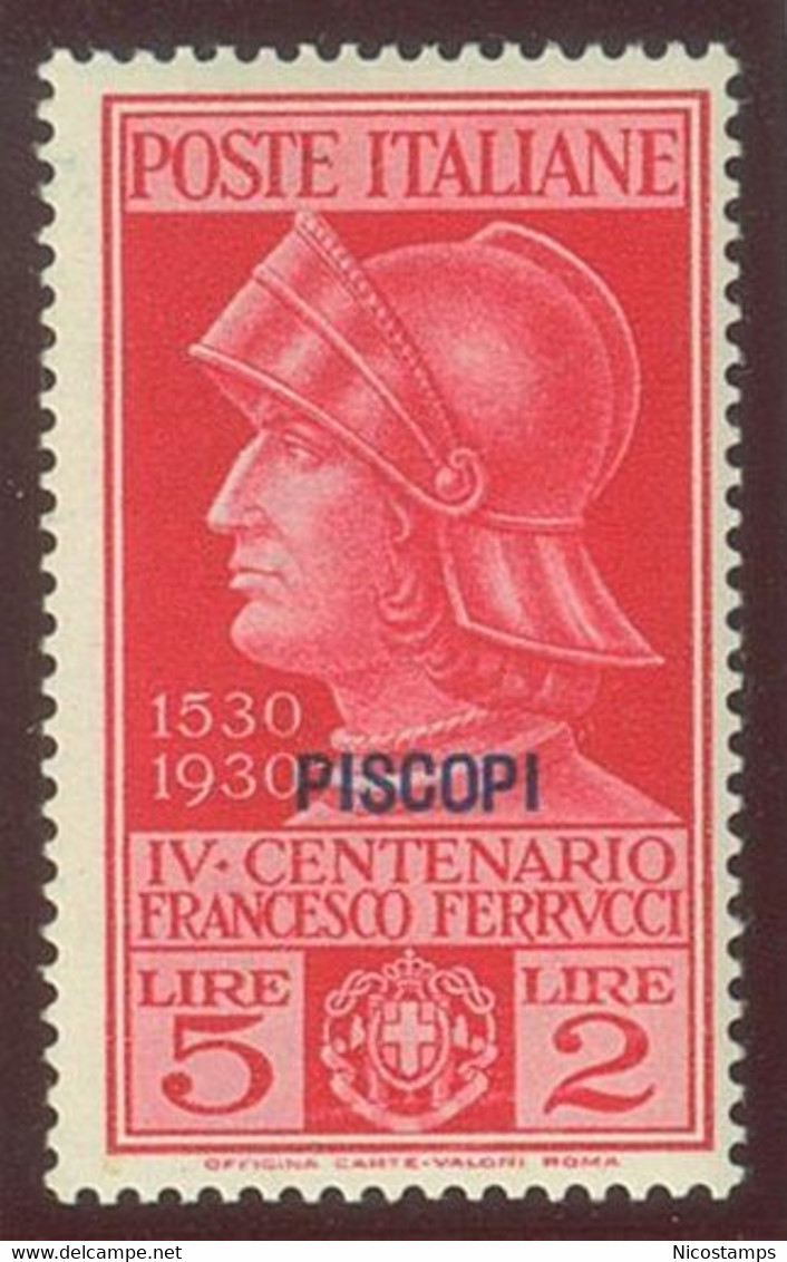 ITALIA COLONIE EGEO PISCOPI SASS. 12 - 16 NUOVI - Egée (Piscopi)