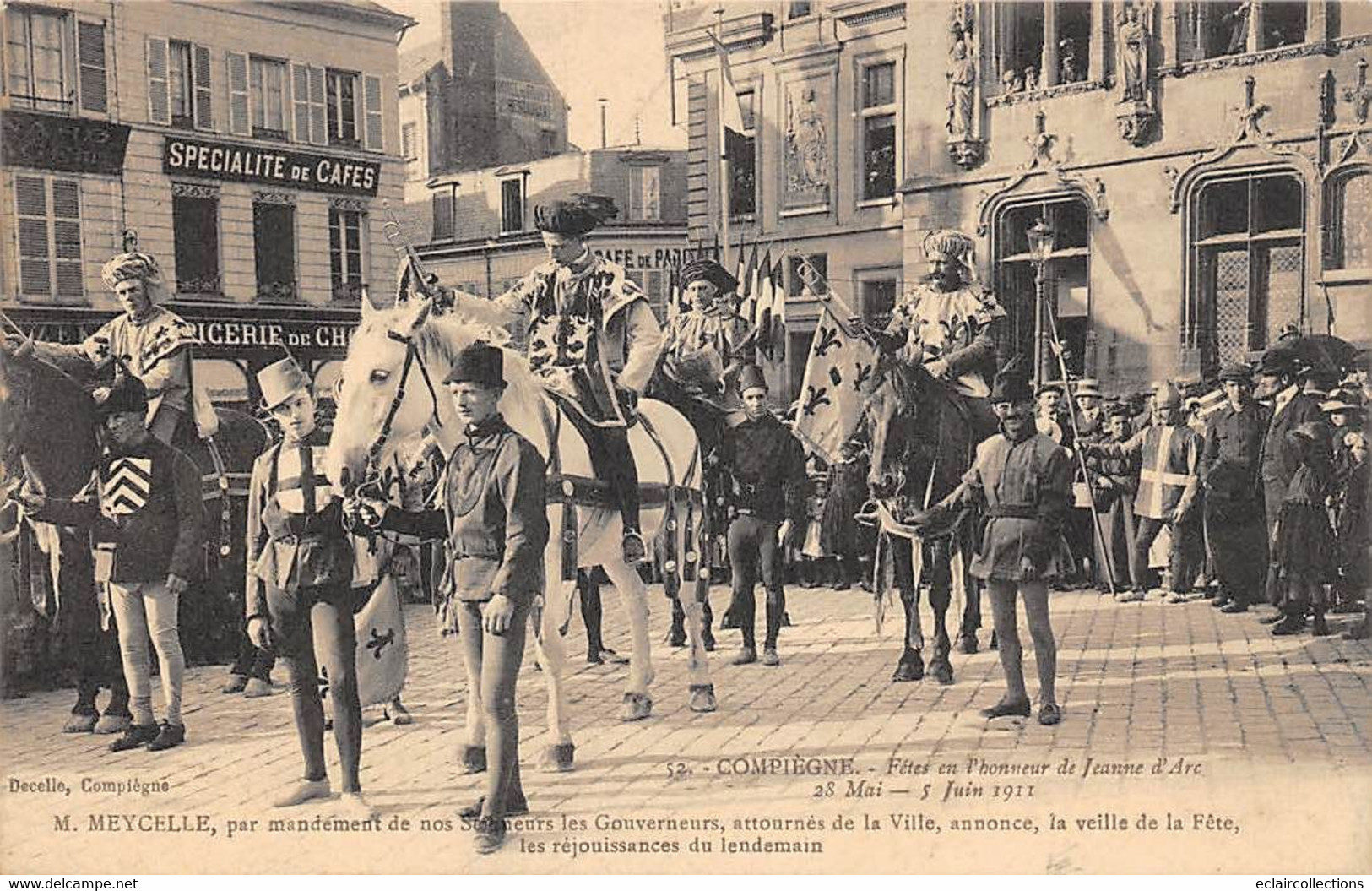 Compiègne         60       Fêtes de Jeanne d'Arc    Ensemble/lot de 17 Cartes     (voir scan)