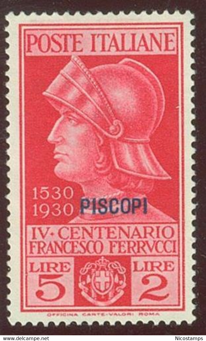 ITALIA COLONIE EGEO PISCOPI SASS. 12 - 16 NUOVI - Ägäis (Piscopi)