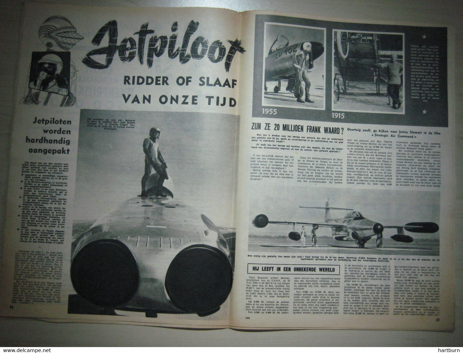 Jetpiloot, Ridder Of Slaaf. Luchtvaart, Vliegtuig, Piloot, (20.10.1955) - Sonstige & Ohne Zuordnung