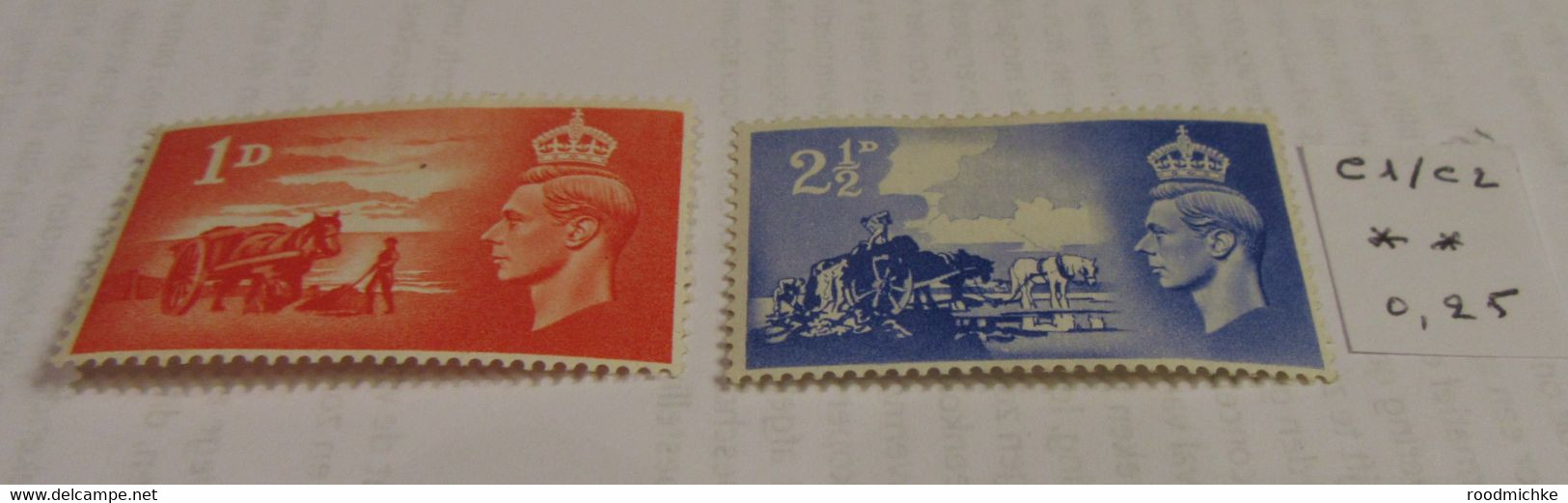 CHANNEL ISLANDS SG C1/C2 MNH - Zonder Classificatie