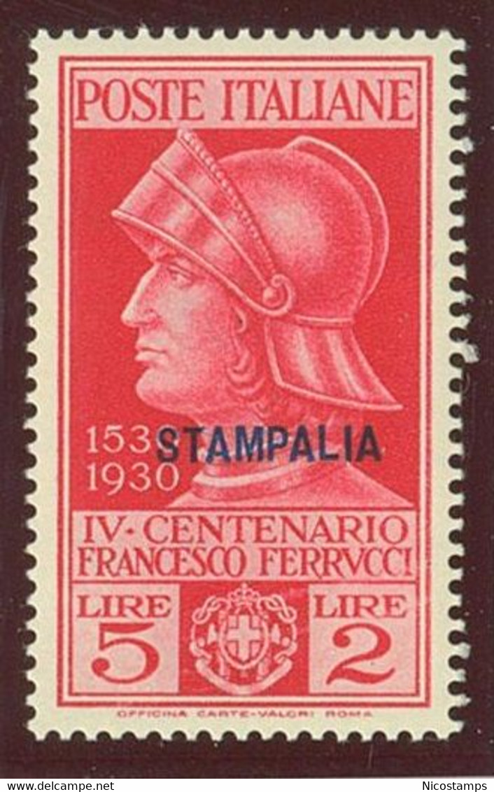 ITALIA COLONIE EGEO STAMPALIA SASS. 12 - 16 NUOVI - Egée (Stampalia)