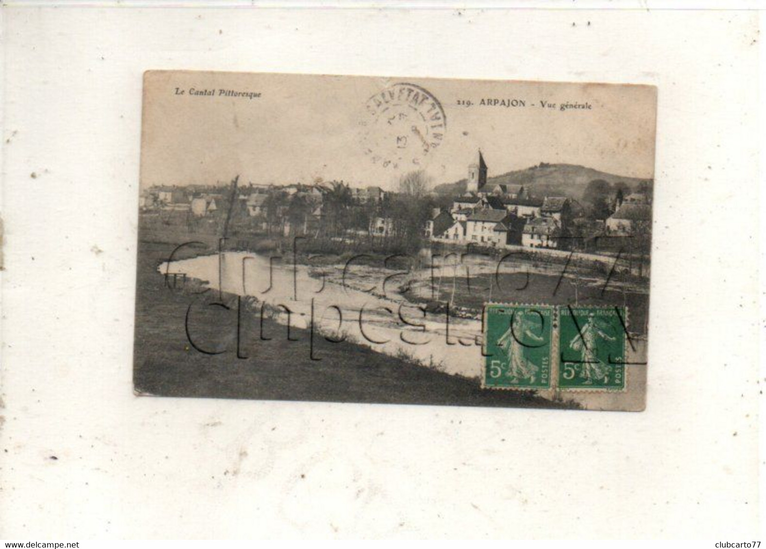 Arpajon-sur-Cère (15) : Vue Générale  En 1908 PF - Arpajon Sur Cere