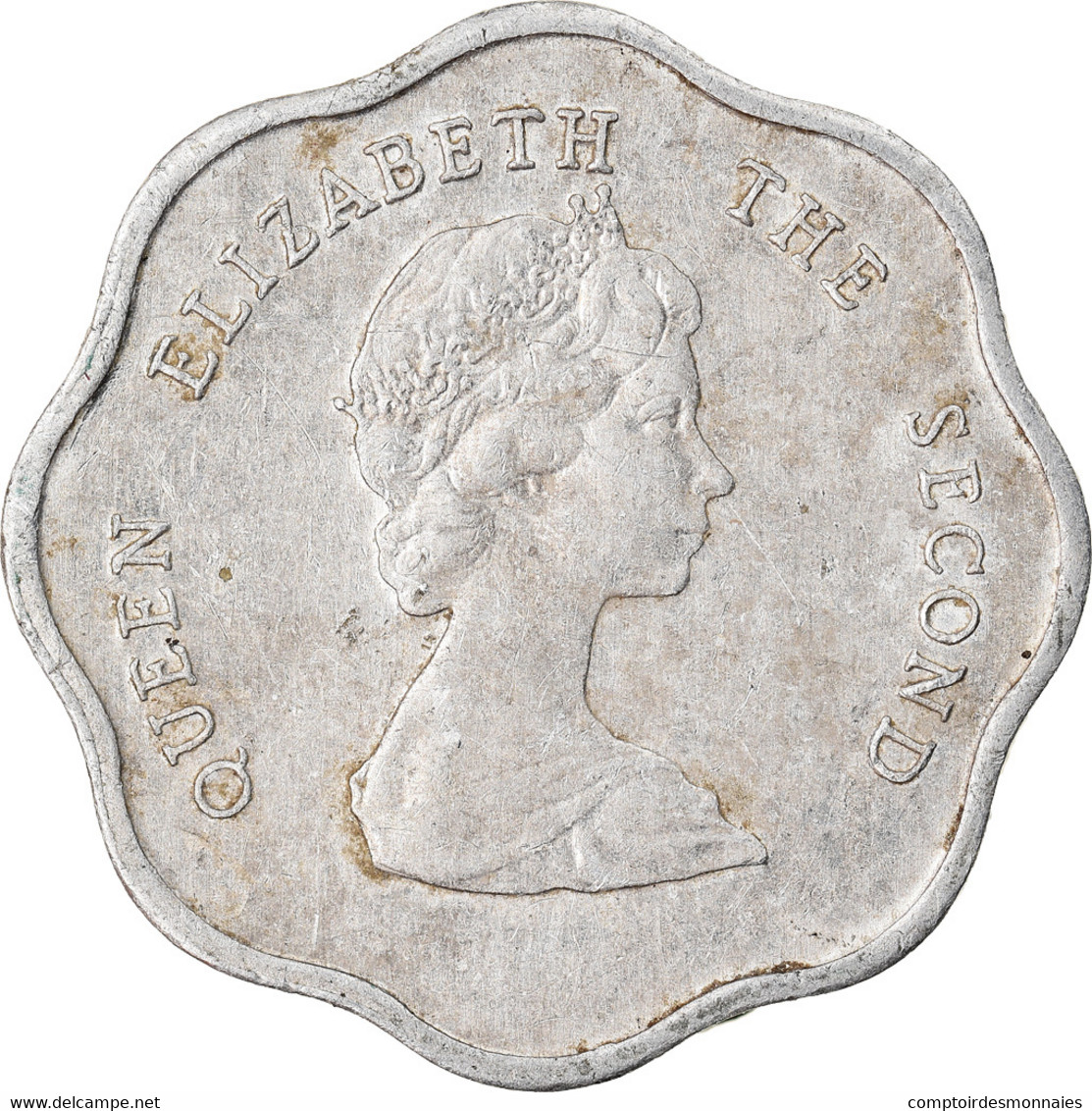 Monnaie, Etats Des Caraibes Orientales, Elizabeth II, Cent, 1986, TB+ - Caraïbes Orientales (Etats Des)