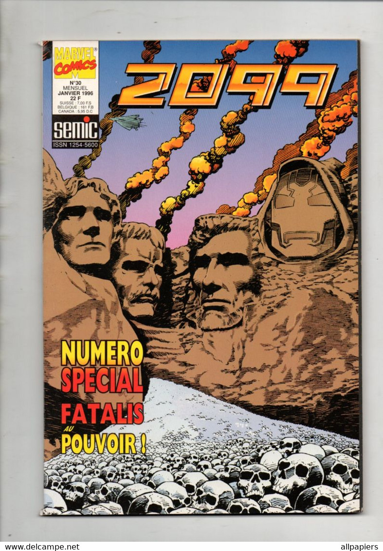 Comics 2099 N°30 Doom 29 - 2099 AD - 2099 Sous Le Sceau De Fatalis - Fatalis - Ghost Rider - En Direct De 2099 De 1996 - Lug & Semic