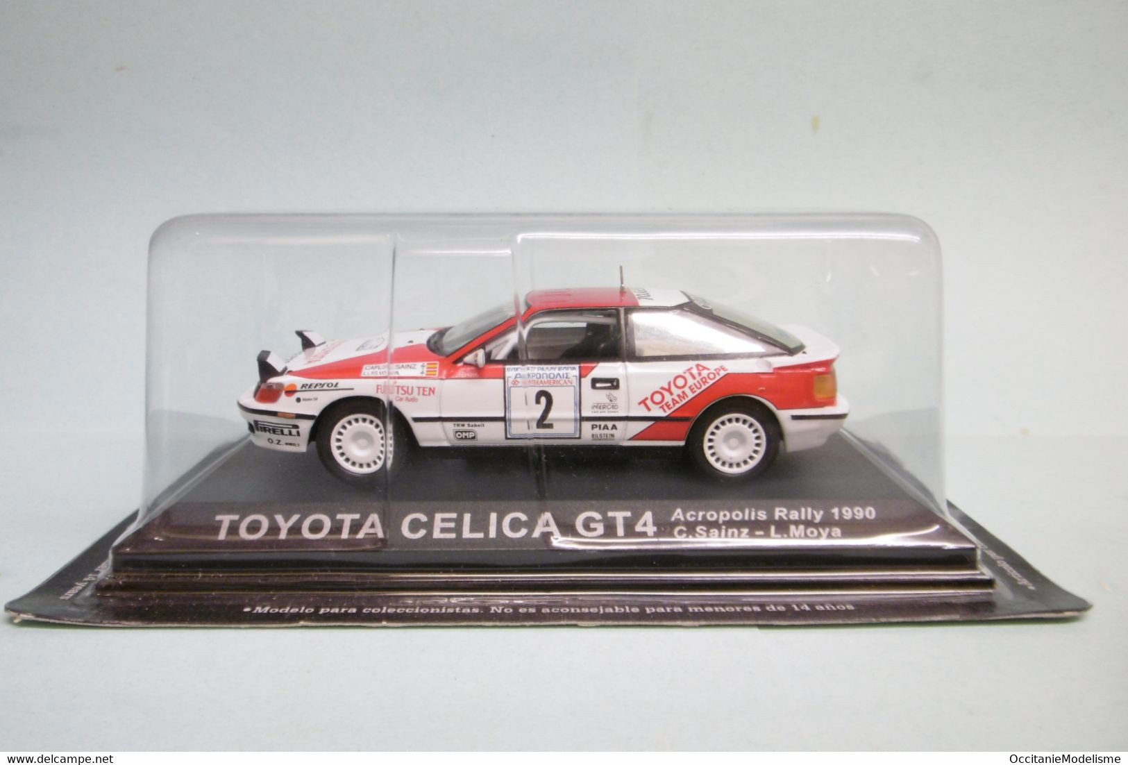 Altaya / Ixo - TOYOTA CELICA GT4 Acropolis Rally 1990 C. Sainz - L. Moya Neuf 1/43 - Rallye