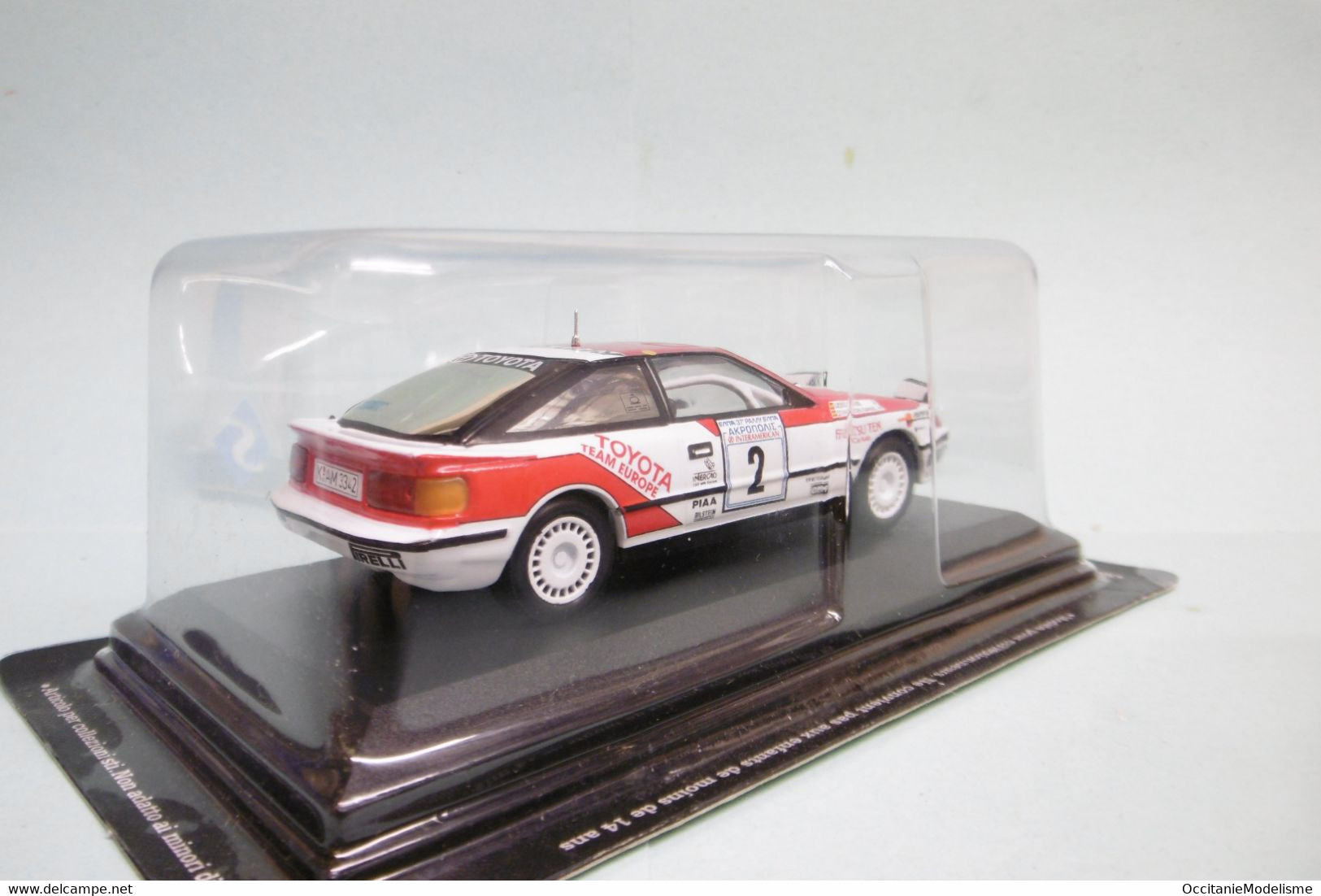 Altaya / Ixo - TOYOTA CELICA GT4 Acropolis Rally 1990 C. Sainz - L. Moya Neuf 1/43 - Raduno