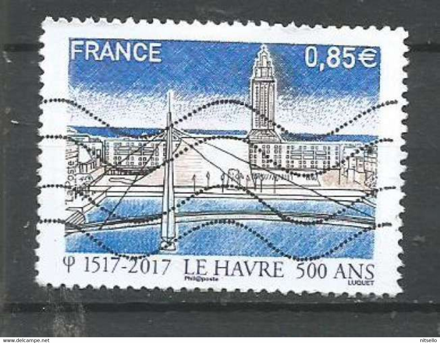 LOTE 2159 /// FRANCIA 2017 - YT N° 5166 - Le Havre - Tour - Lanterne - ¡¡¡ OFERTA - LIQUIDATION - JE LIQUIDE !!! - Gebraucht