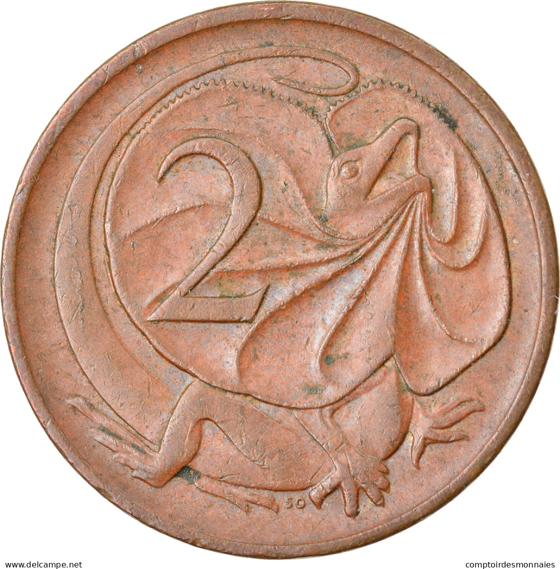 Monnaie, Australie, Elizabeth II, 2 Cents, 1974, Melbourne, TTB, Bronze, KM:63 - Victoria