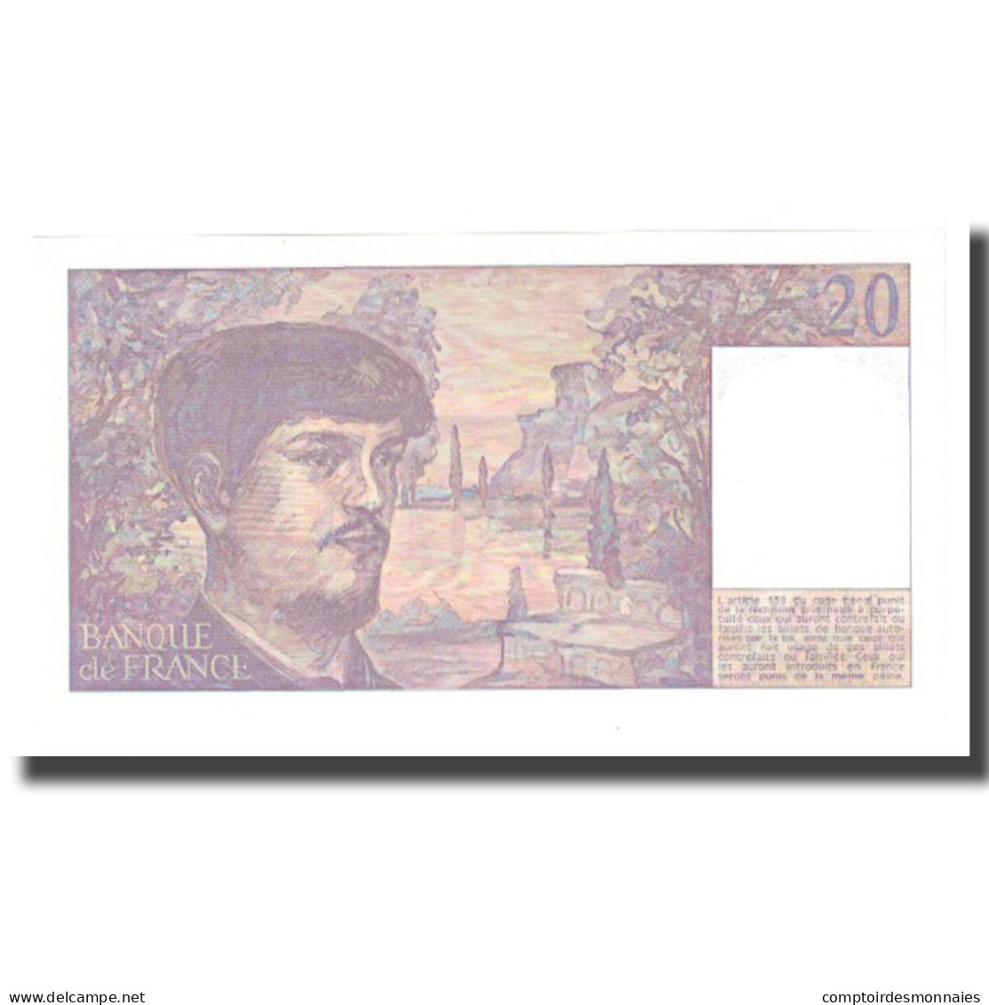 France, 20 Francs, 1987, STROHL FERMAN DENTAUD, NEUF, Fayette:66.08, KM:151b - 20 F 1980-1997 ''Debussy''