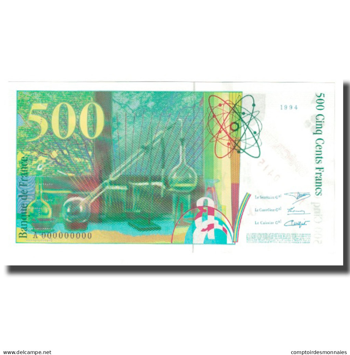 France, 500 Francs, 1994, BRUNEEL, BONARDIN, VIGIER, NEUF, Fayette:76DOCS.00SPN - Specimen