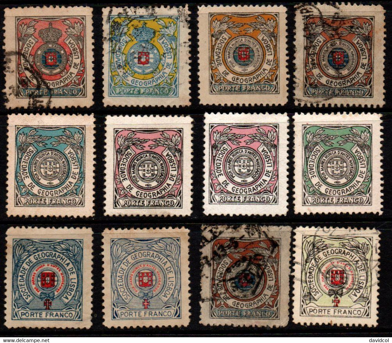 PORT188- PORTUGAL - 1903-1938 - MH/USED- FOR THE GEOGRAPHICAL SOCIETY OF LISBON - Used Stamps