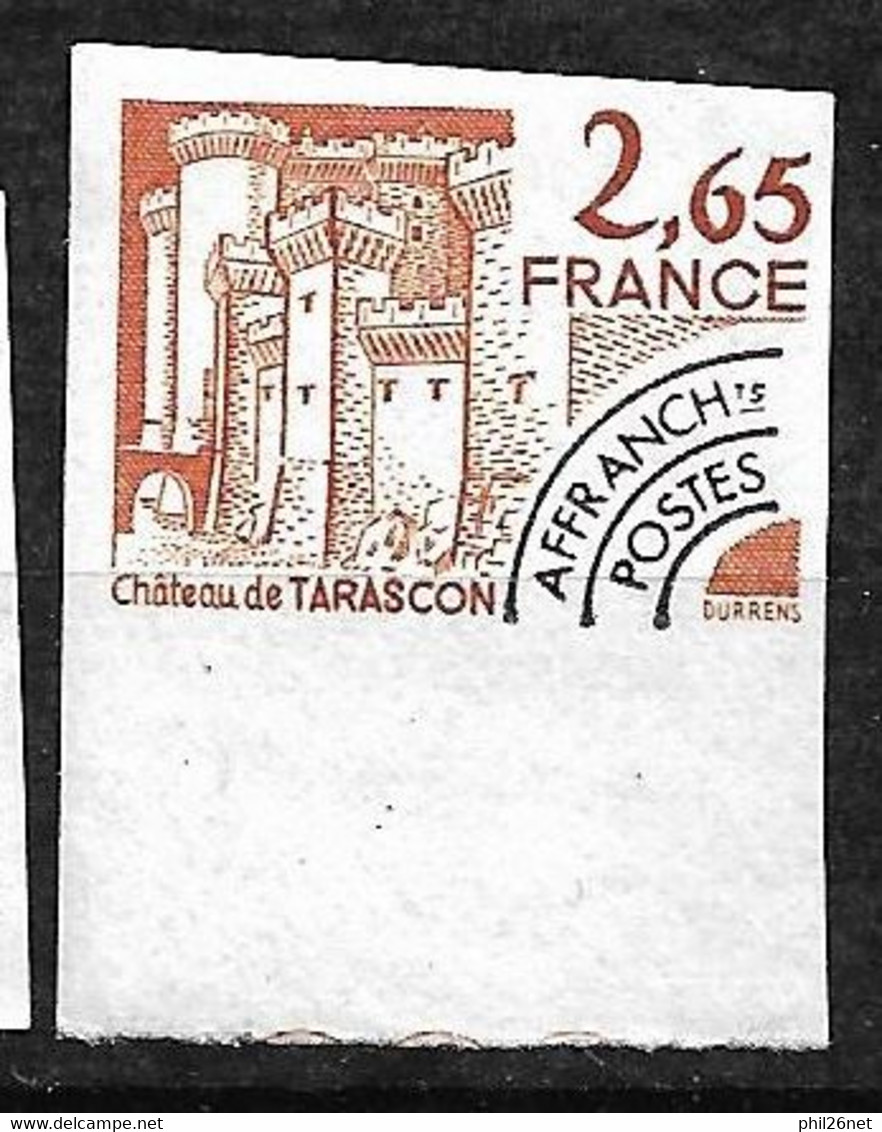 France  Non Dentelé  Préoblitéré N° 169 Château De Tarascon   Neuf  * *    TB   LE MOINS CHER DU SITE, - 1981-1990