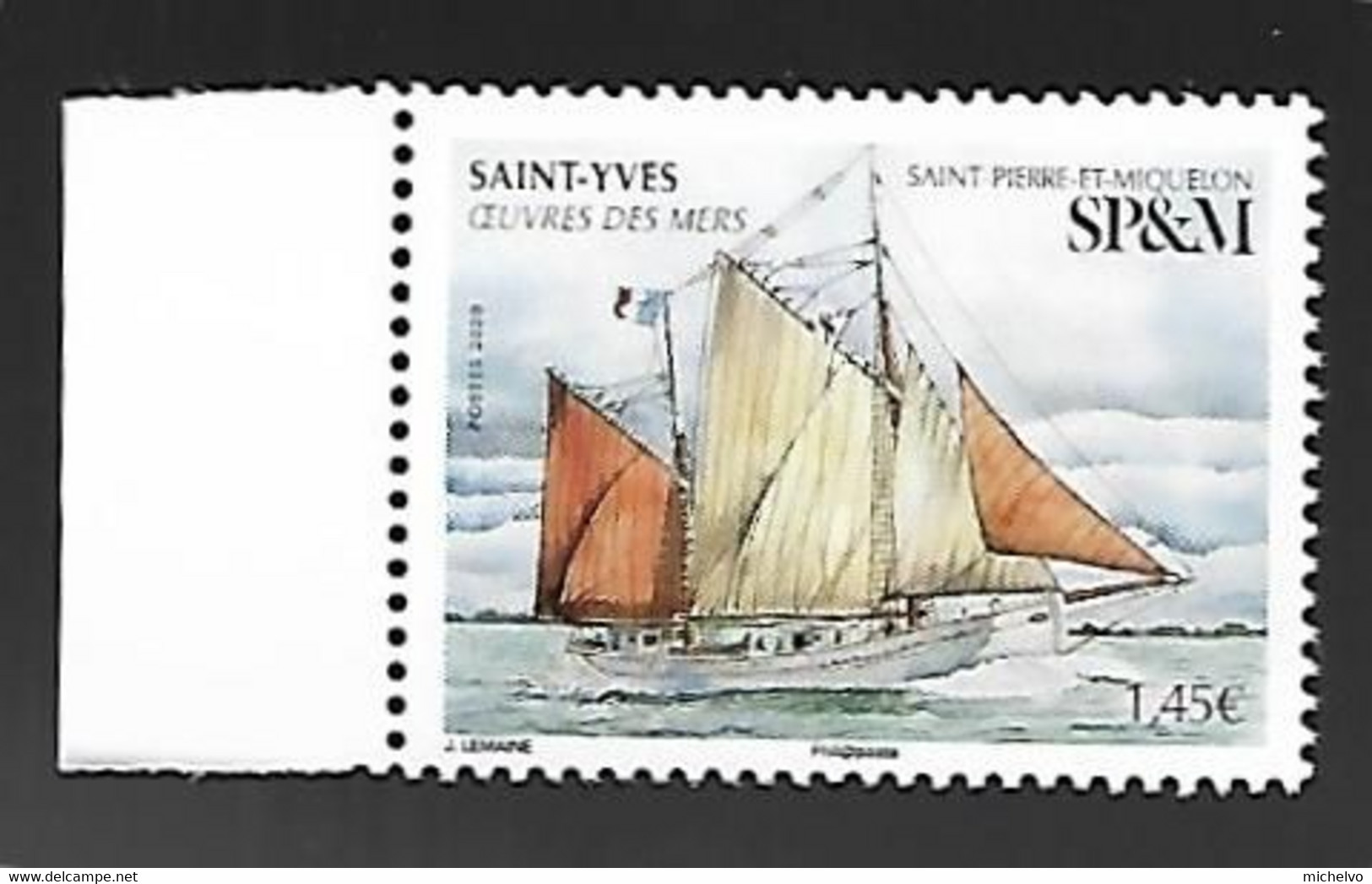 SP & M 2020 - Yv N° 1249 ** - Saint Yves - Oeuvre Des Mers - Unused Stamps