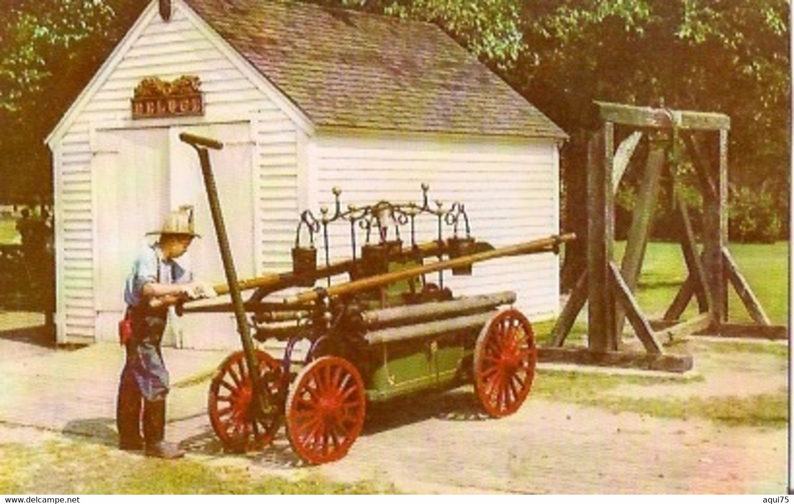 DEARBORN   Greenfield Village    Deluge Fire House Pumper - Dearborn