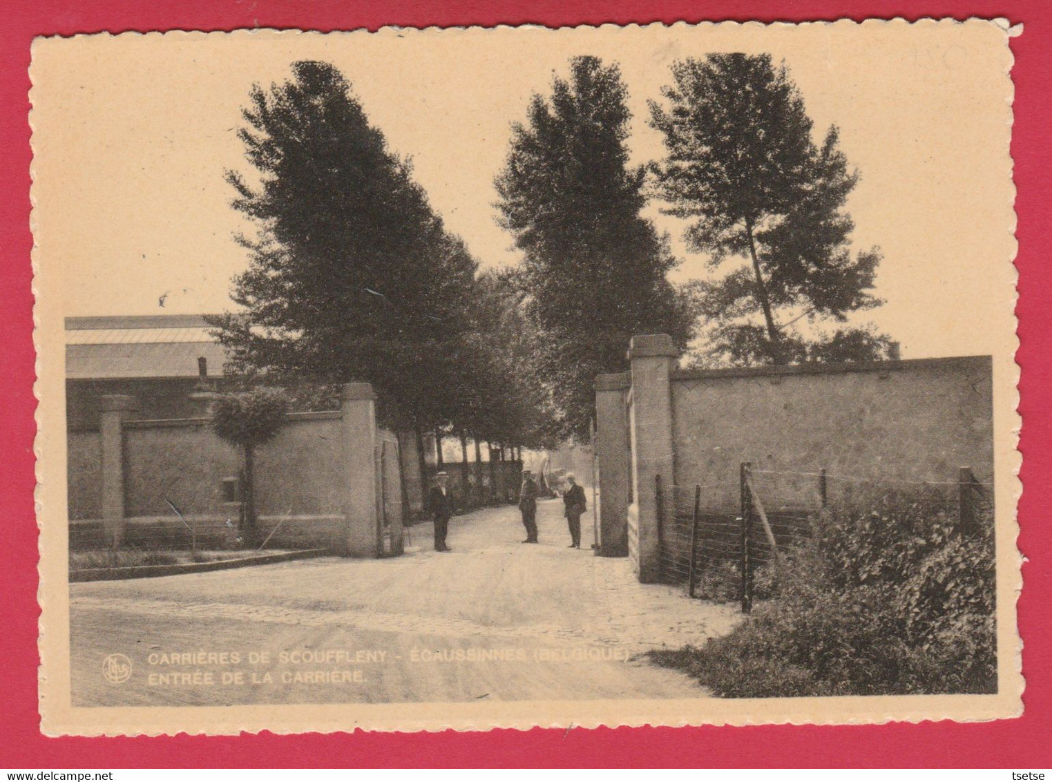 Ecaussinnes- Carrières De Scouffleny - Entrée De La Carrière ( Voir Verso ) - Ecaussinnes