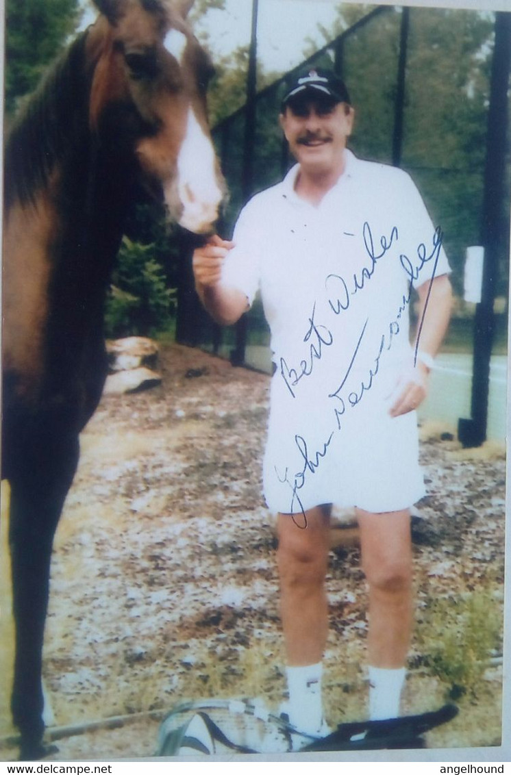 John Newcombe ( Australian Tennis Player) - Authographs