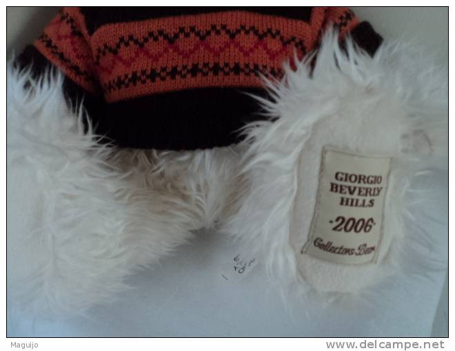 GIORGIO BEVERLY HILLS " COLLECTORS BEAR 2006 " LIRE !! - Perfumed Bears