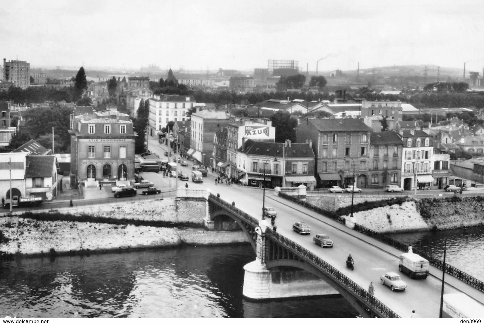 L'ILE-SAINT-DENIS - Le Pont Sur La Seine - Camion, Automobiles - L'Ile Saint Denis