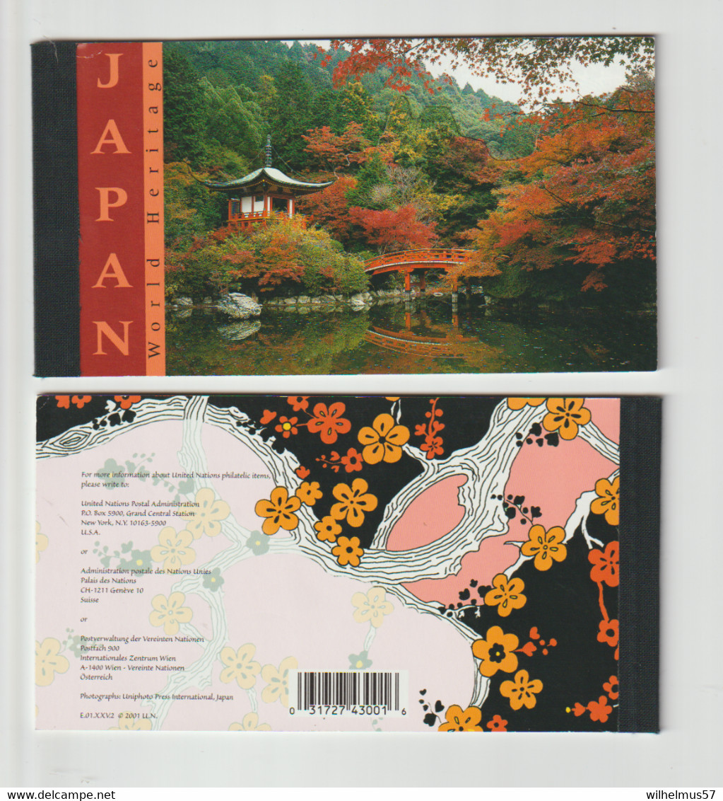 (D257) UNO New York Booklet  Japan World Heritage MNH - Booklets