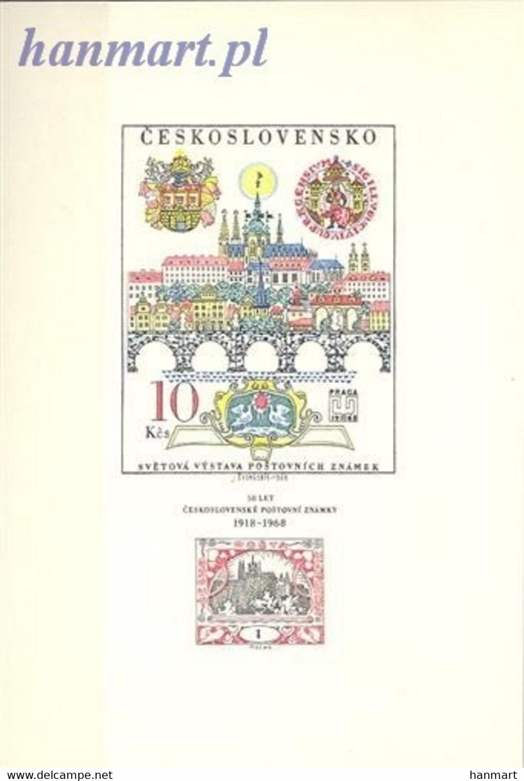 Czechoslovakia 1968 Mi Bl 29 MNH ( ZE4 CSKbl29 ) - Sonstige & Ohne Zuordnung