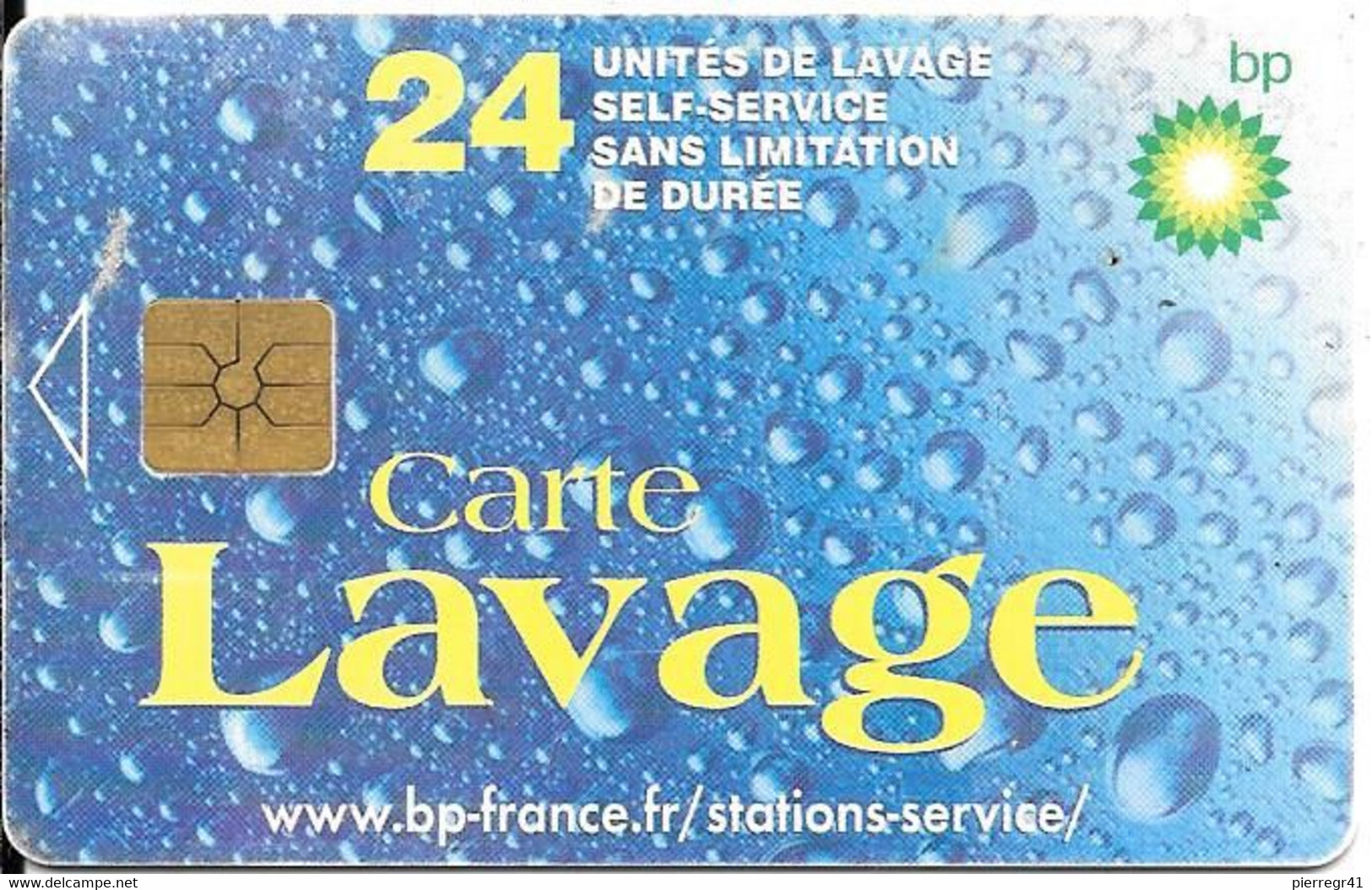 CARTE-PUCE-GEMB--LAVAGE-BP -24-UNITES-TBE - Car-wash