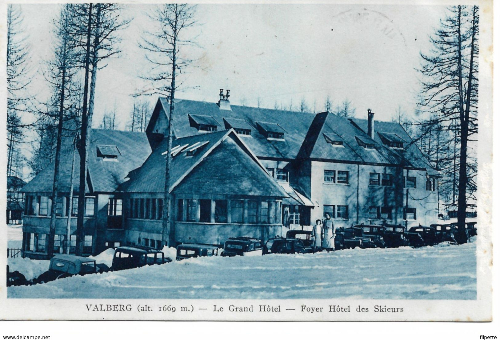 L50d077 - Valberg - Le Grand Hotel - Foyer Hotel Des Skieurs - Cliché Turbey - ESSI De Valberg - Other & Unclassified