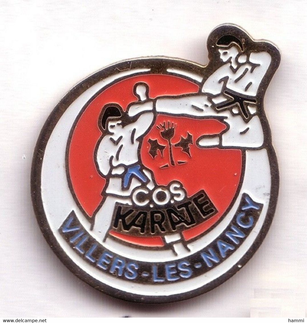 C139 Pin's COS  KARATE CLUB VILLERS LES NANCY MEURTHE MOSELLE Chardon Achat Immédiat - Judo