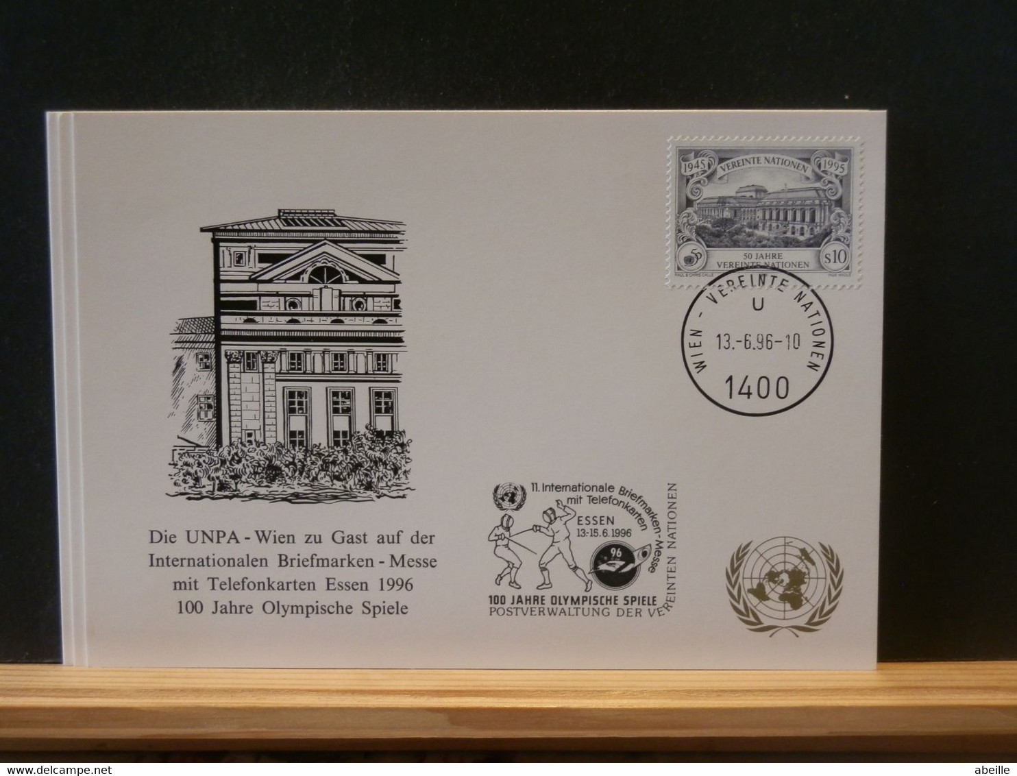 65/594D 4 CP  WIEN 1996 - Covers & Documents