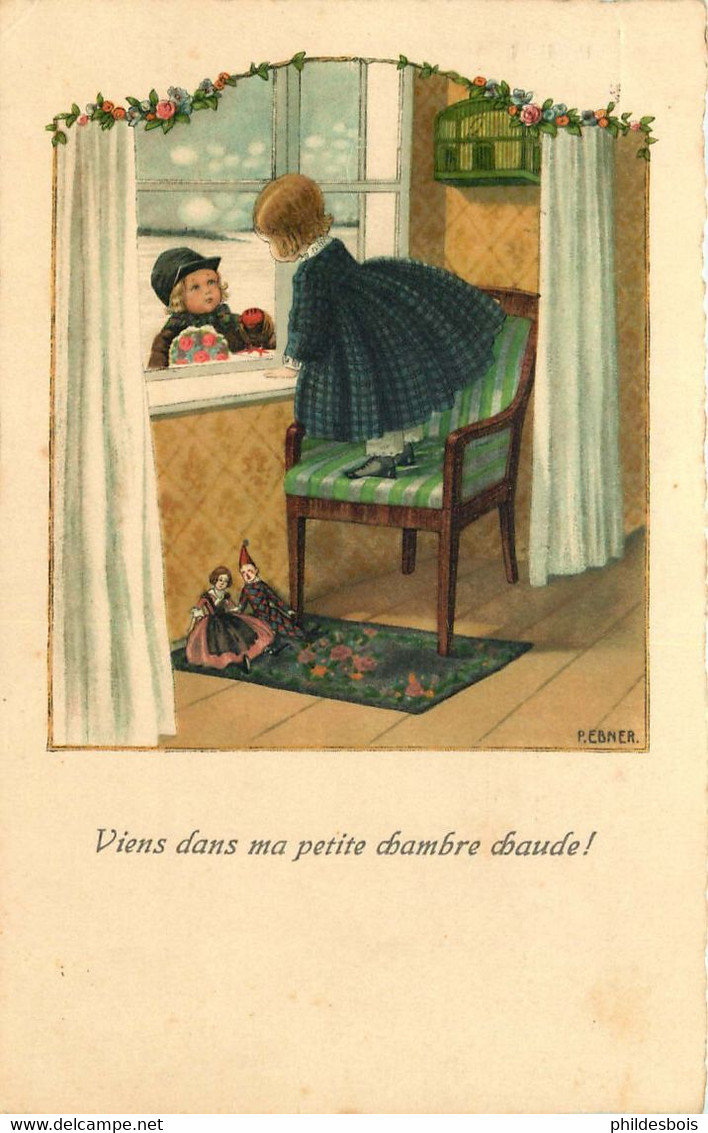 ILLUSTRATEUR  PAULI EBNER N° 1212  Enfants , Jouets , Poupées - Ebner, Pauli