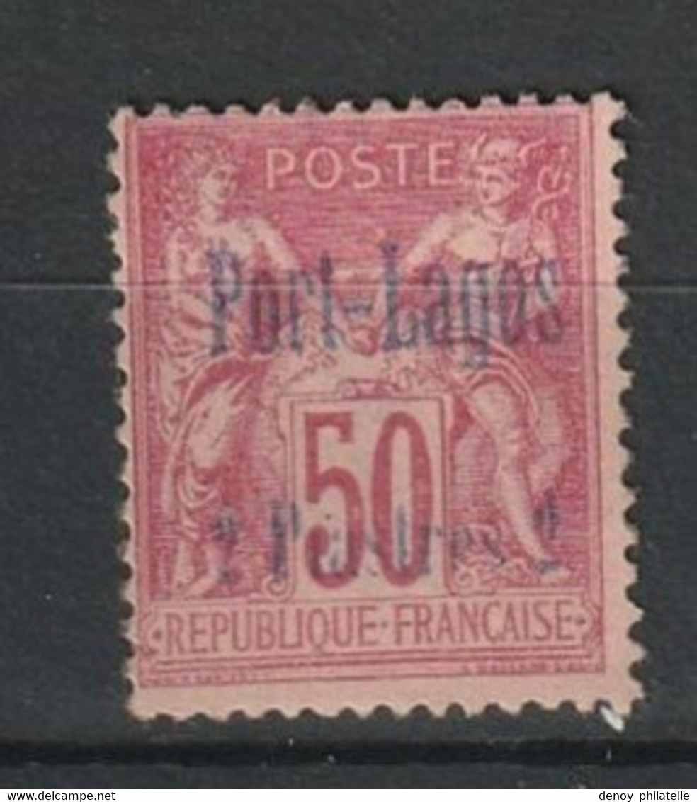 Port Lagos N° 5 Avec Charniére * - Unused Stamps
