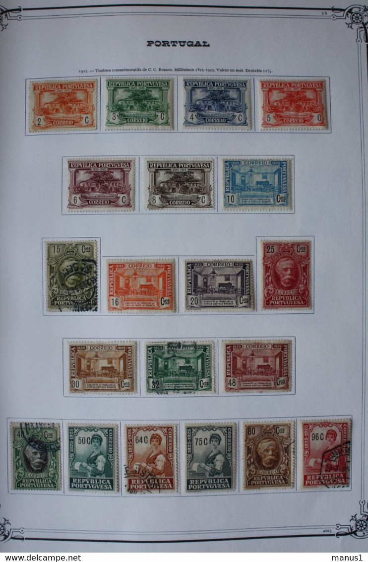 Collection Portugal 1853 - 1981 TB très complète obl/*/** à 7% cote minimum 14000€ - Envoi MR offert