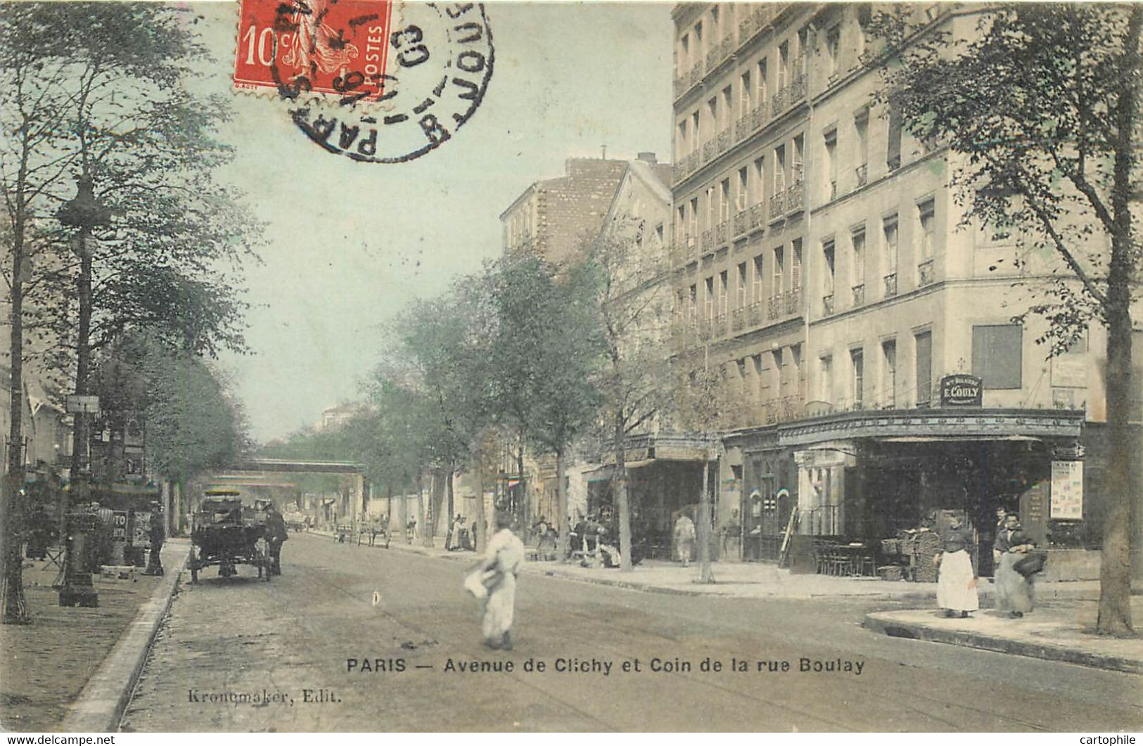 75017 - PARIS - Avenue De Clichy à La Rue Boulay - Couleur - District 17