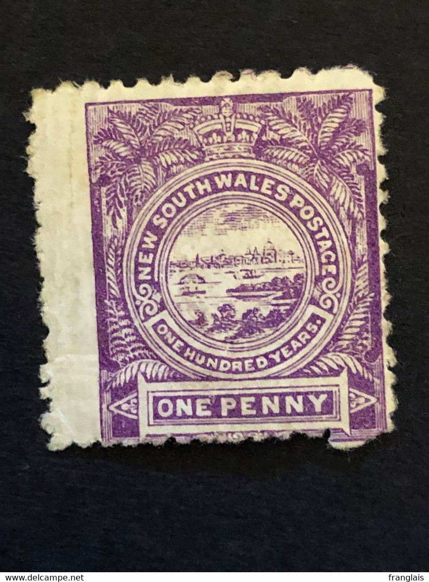 SG 254  1d Mauve MH* 11x12 Perf - Mint Stamps