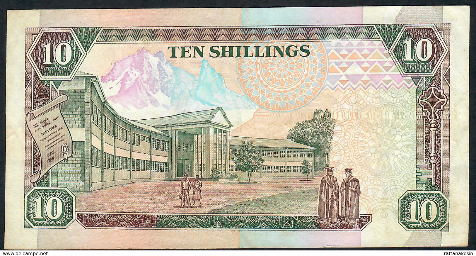 KENYA P24e 10 SHILLINGS 1993  #AZ         XF-AU - Kenia