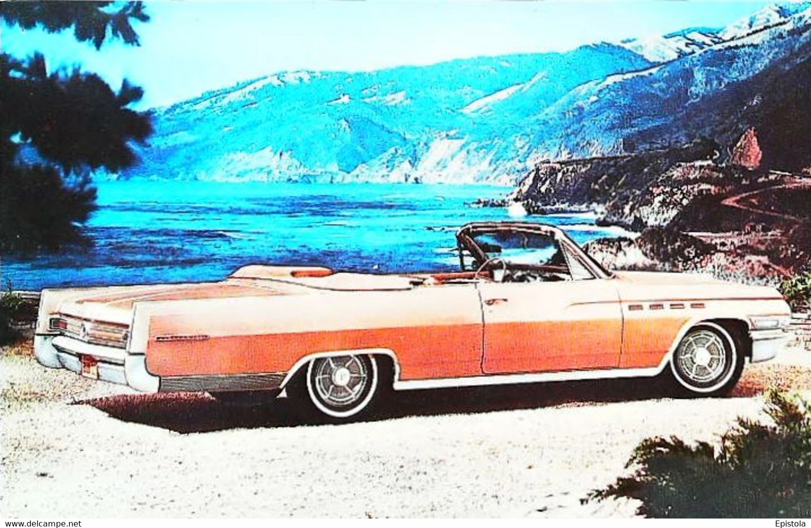 ► BUICK Electra 225 Convertible   - Publicté Automobile Américaine (Litho.U.S.A) - Roadside - American Roadside