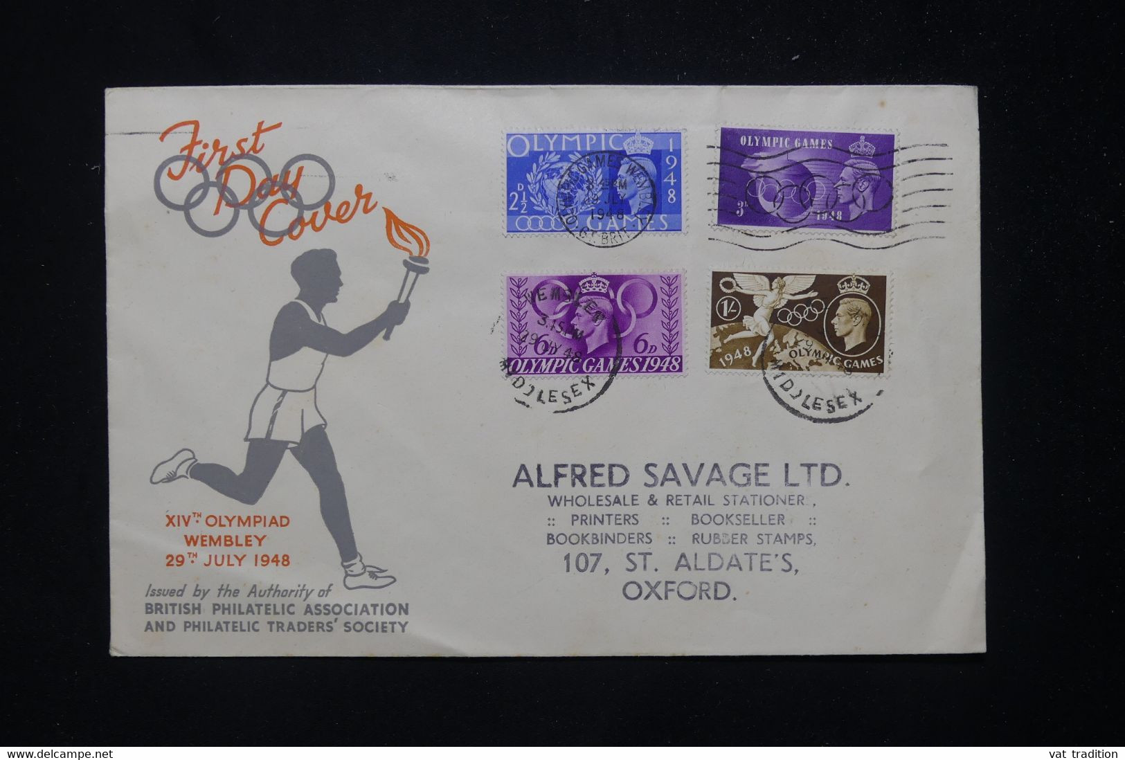 ROYAUME UNI - Enveloppe FDC En 1948 - Jeux Olympiques - L 77634 - ....-1951 Vor Elizabeth II.