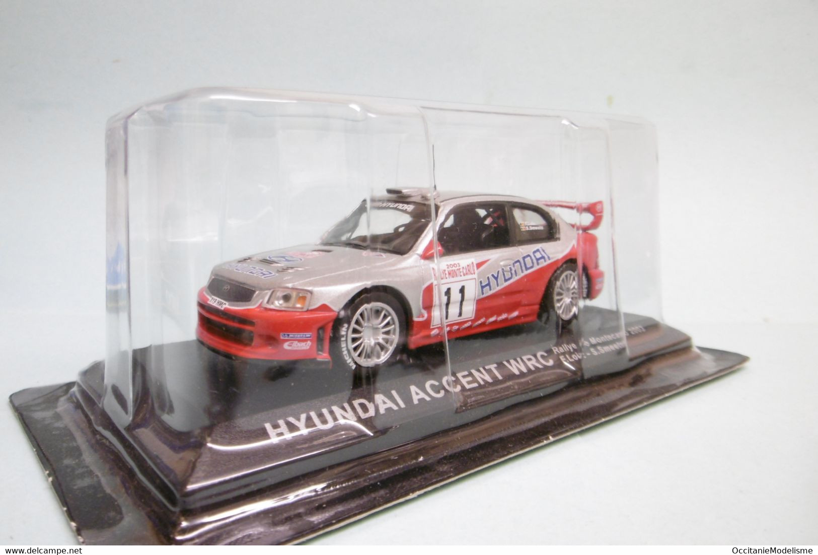 Altaya / Ixo - HYUNDAI ACCENT WRC Rally De Montecarlo 2003 F. Loix - S. Smeets Neuf 1/43 - Rallye