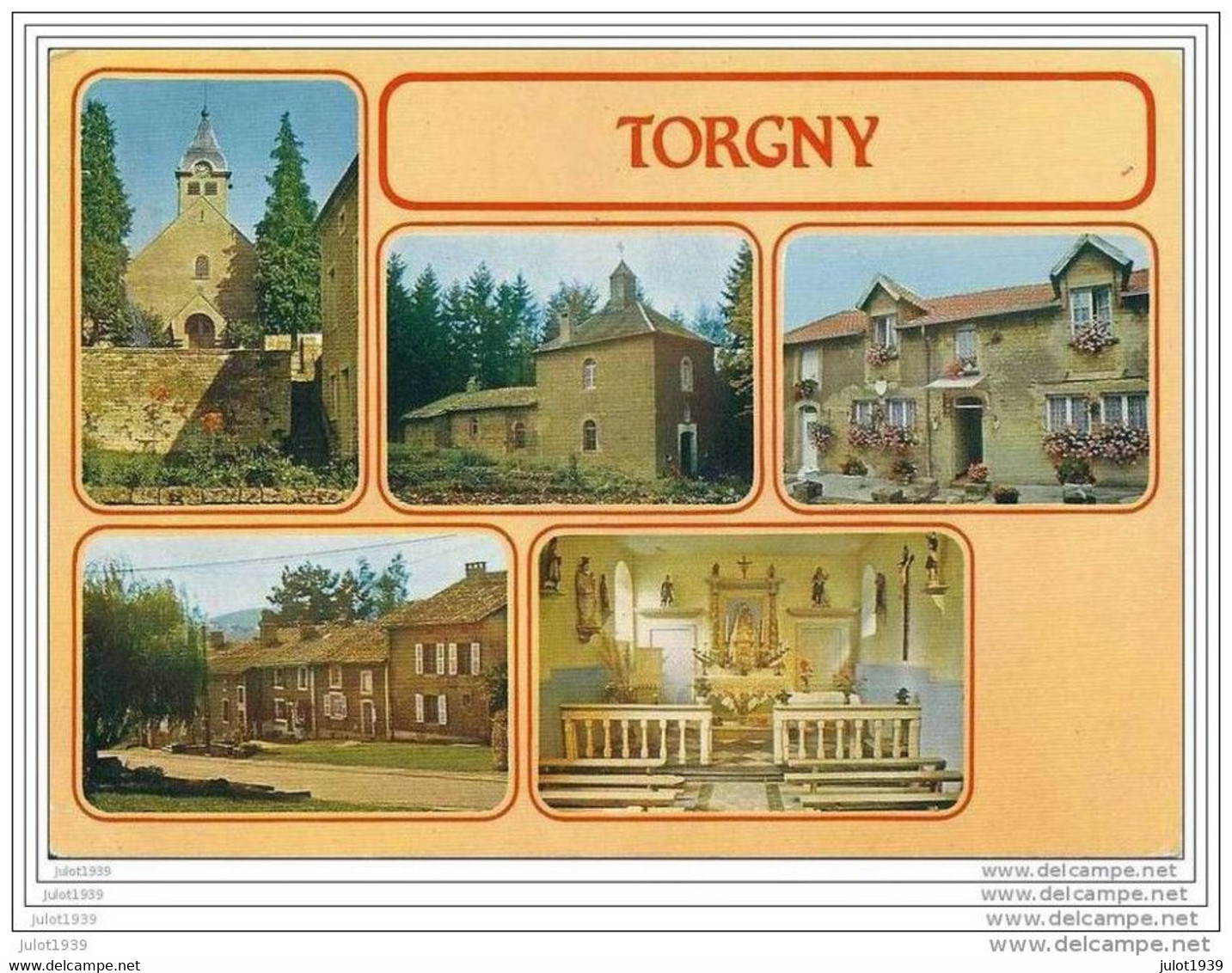 TORGNY ..-- Multi - Vues .   Vers ANDERLECHT ( Mme Mr SMEETS - SERVAIS ) .  Voir Verso . - Rouvroy