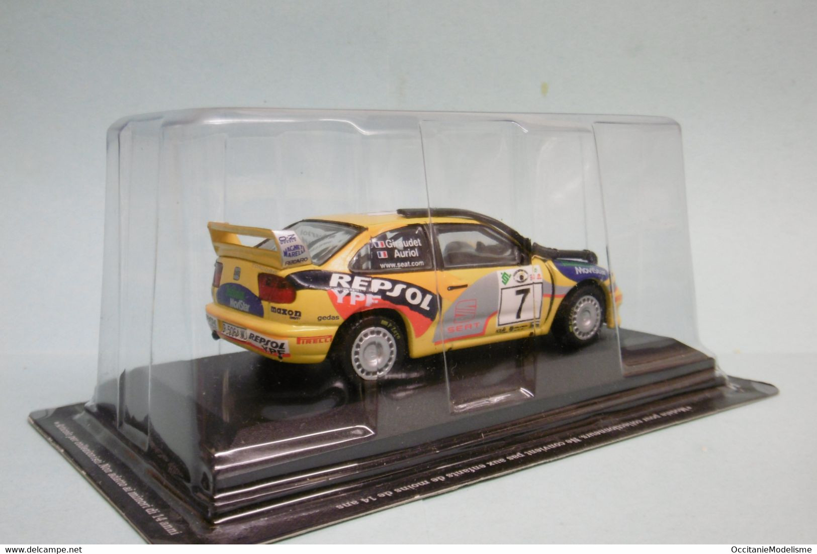 Altaya / Ixo - SEAT CORDOBA WRC Safari Rallye 2000 D. Auriol - D. Giraudet Neuf 1/43 - Rallye