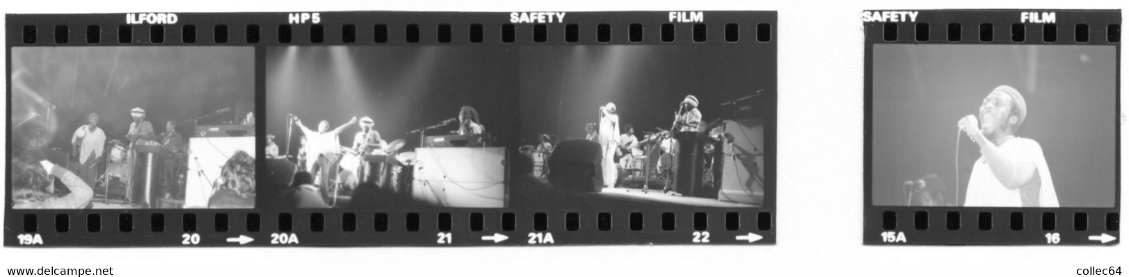 Concert JIMMY CLIFF à Paris En 1979 - 17 Négatifs Originaux - Famous People