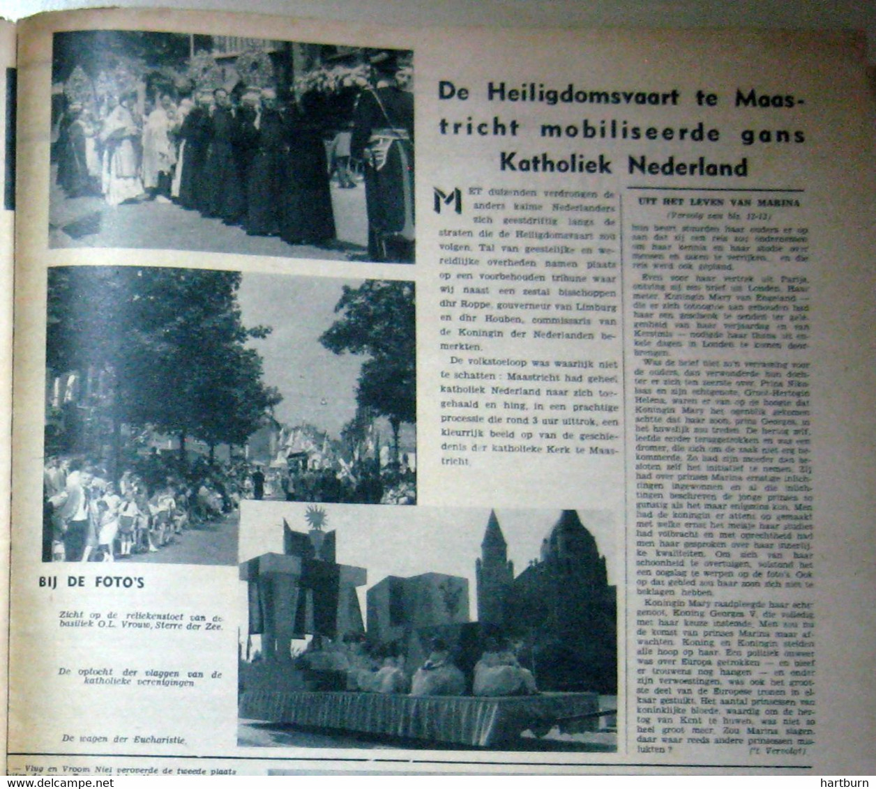 De Heiligdomsvaart Te Maastricht (14.07.1955) - Sonstige & Ohne Zuordnung