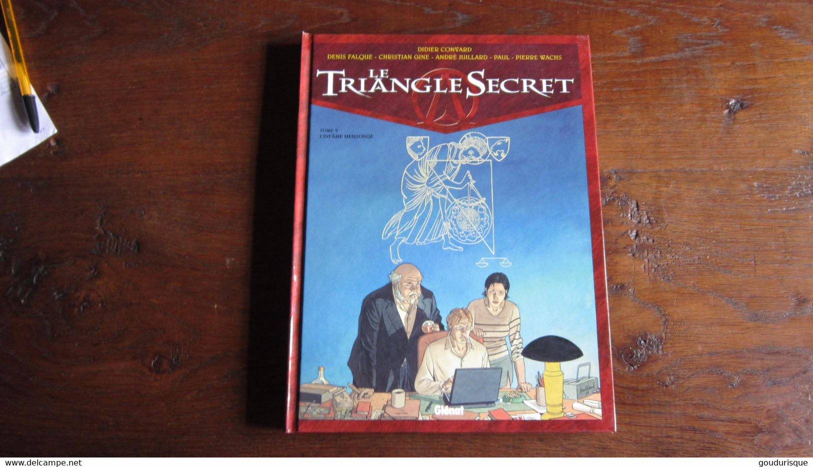 EO LE TRIANGLE SECRET  TOME 5    CONVARD FALQUE  GINE JUSSEAUME PAUL WACHS - Triangle Secret, Le