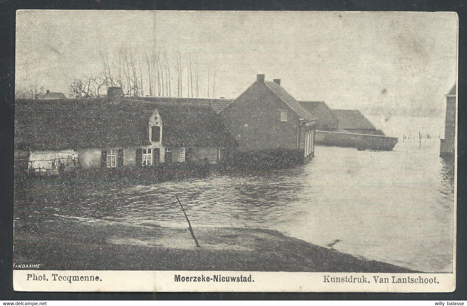 +++ CPA - MOERZEKE - Nieuwstad - Inondations // - Hamme