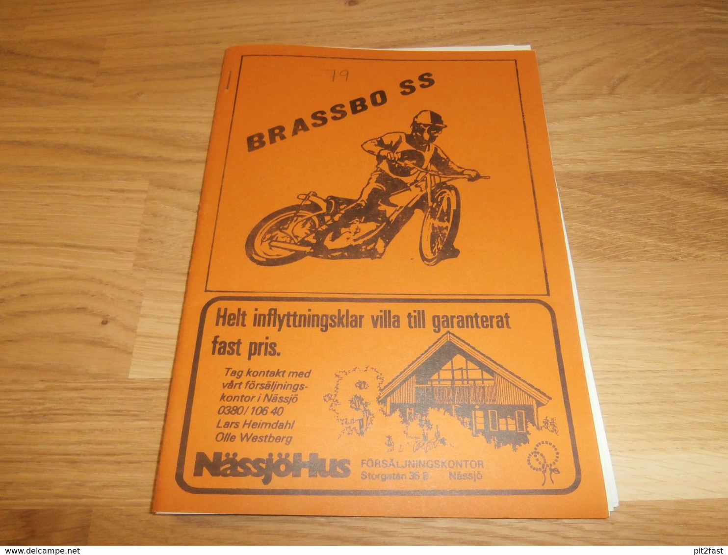 Speedway Brassbo SS 15.07.1979 , Nässjö , Schweden , Programmheft / Programm / Rennprogramm !!! - Motos